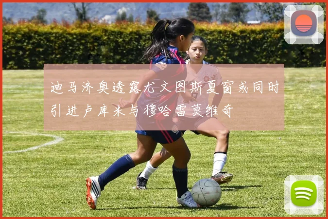 迪马济奥透露尤文图斯夏窗或同时引进卢库米与穆哈雷莫维奇